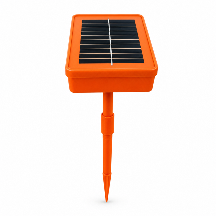 Solar-Powered Garden Rodent Deterrent – Cat Sound Device